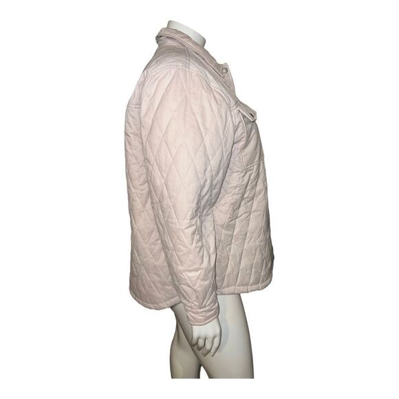 Levi's Women's Quilted Shirt Jacket Shacket Peach Blossom Pink Plus Size XXL NWT - Picture 5 of 9